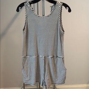 Striped romper